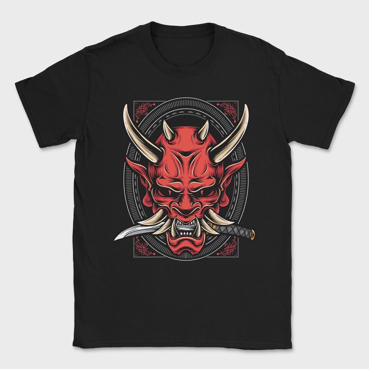 Red Dragon Samurai, Tricou Barbati (Unisex)