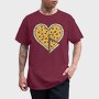 Heart Pizza Slice, Tricou Barbati (Unisex)