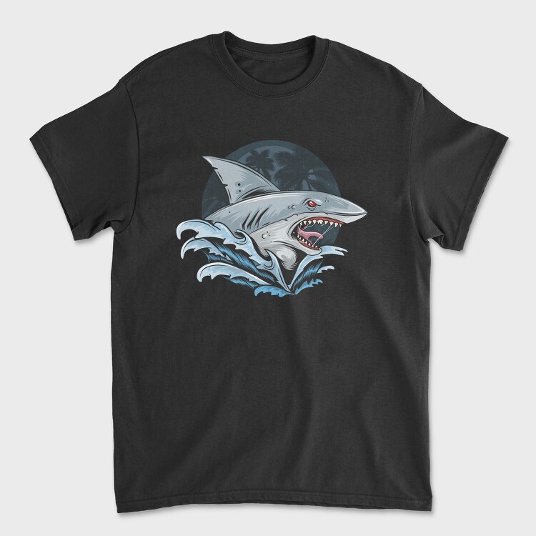 Shark Attack Splash 1, Tricou Barbati (Unisex)