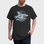 Shark Attack Splash 1, Tricou Barbati (Unisex)