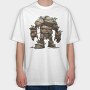 Christmas Rock Giant, Tricou Oversize Barbati (Unisex)