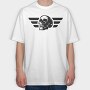 Skull Wings, Tricou Oversize Barbati (Unisex)