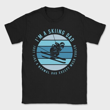 Ski Dad Cooler, Tricou Barbati (Unisex)
