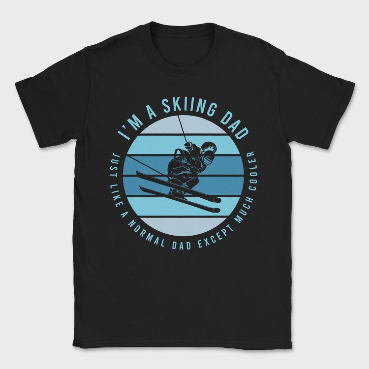 Ski Dad Cooler, Tricou Barbati (Unisex)