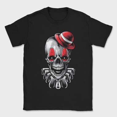 Skull Clown Cap, Tricou Barbati (Unisex)