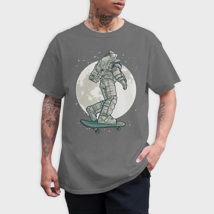 Astronaut Skate, Tricou Barbati (Unisex)
