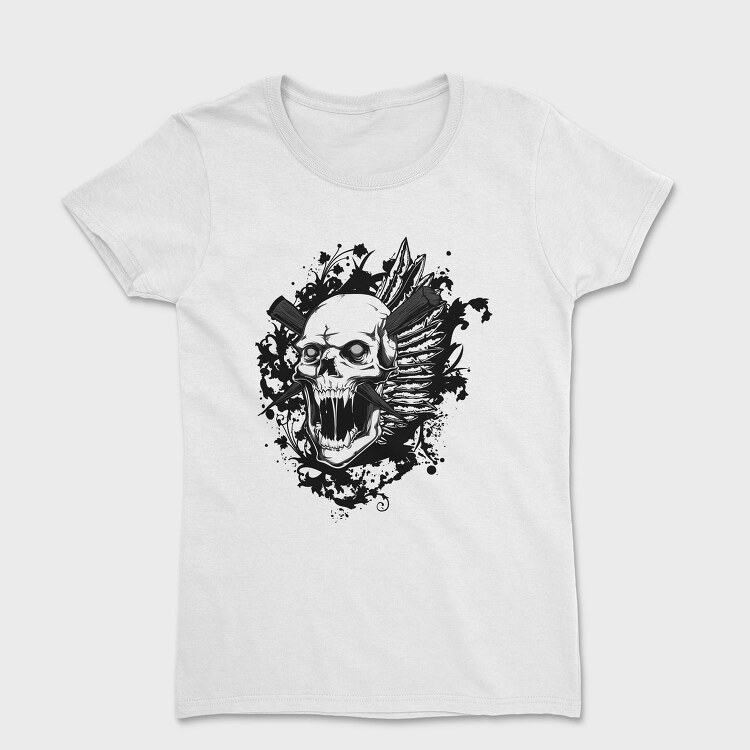 Skull Crown Roar, Tricou Femei