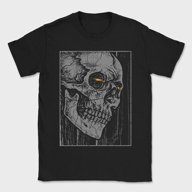 Skull Eyes Glow, Tricou Barbati (Unisex)