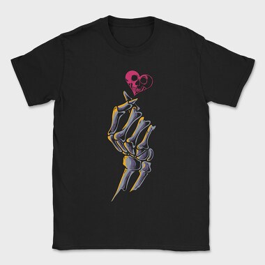 Skull Heart Claws, Tricou Barbati (Unisex)