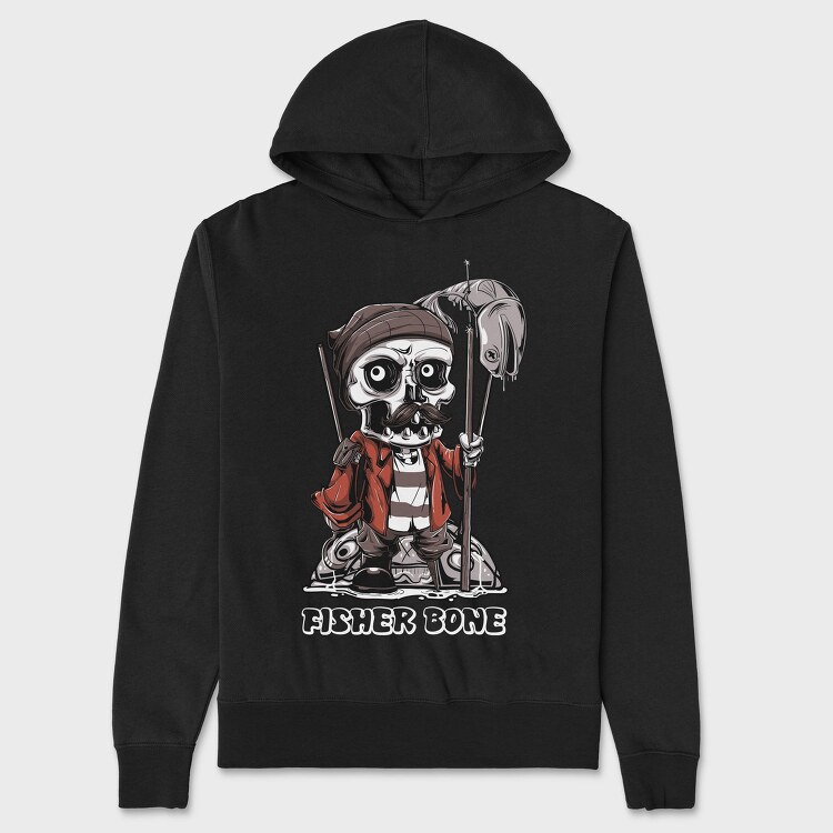 Skull Pirate, Hanorac Oversize Barbati (Unisex)