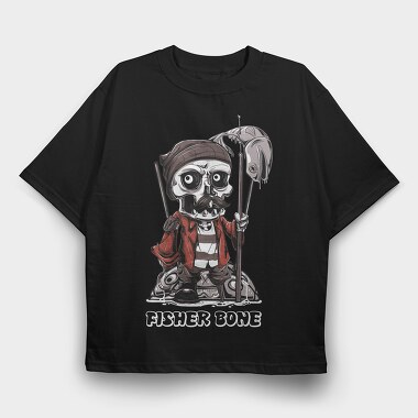 Skull Pirate, Tricou Oversize Barbati (Unisex)