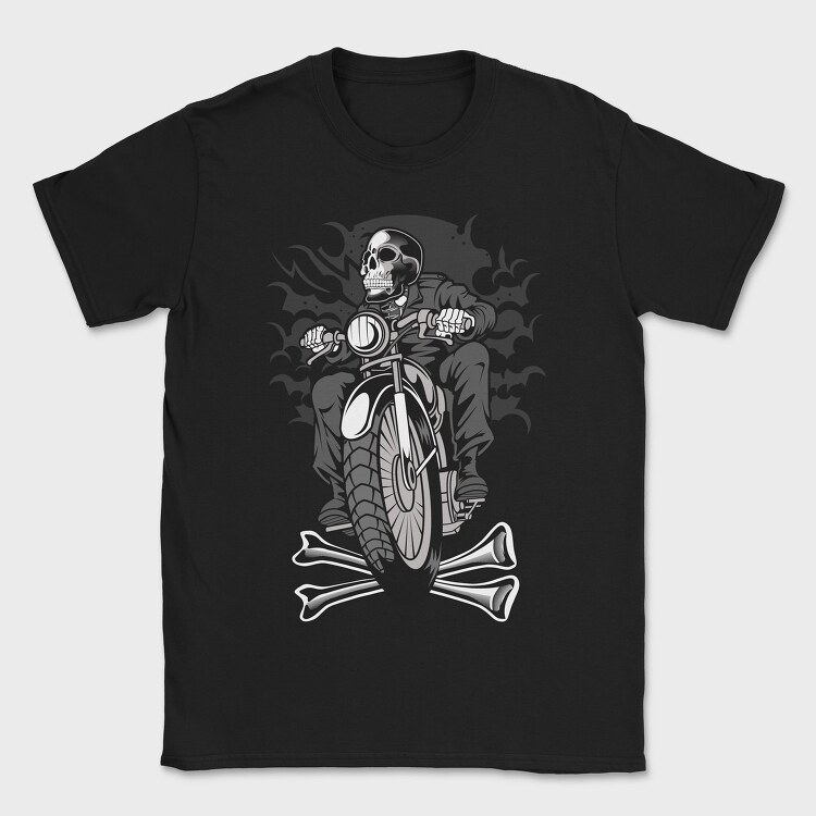 Skull Rider 2, Tricou Barbati (Unisex)