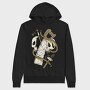 Skull Rope Brush, Hanorac Oversize Barbati (Unisex)