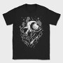 Skull Smoke, Tricou Barbati (Unisex)