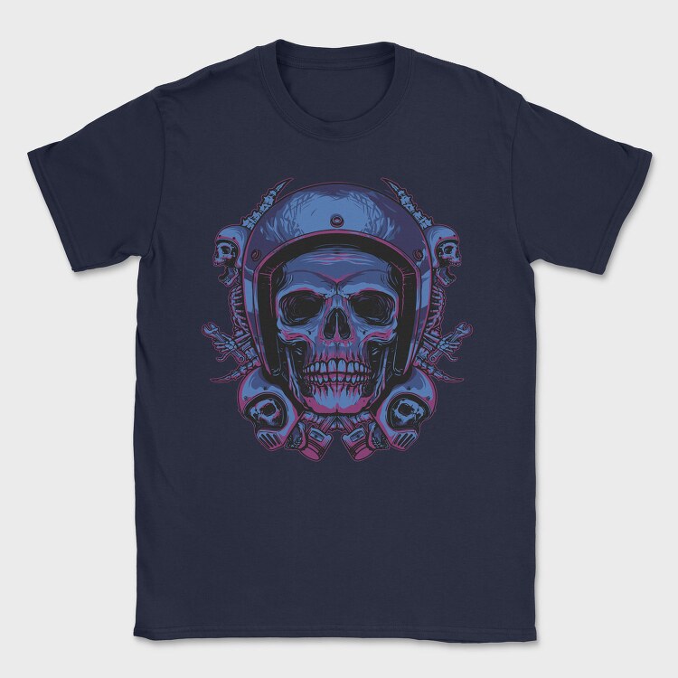 Skullmechhelmet, Tricou Barbati (Unisex)
