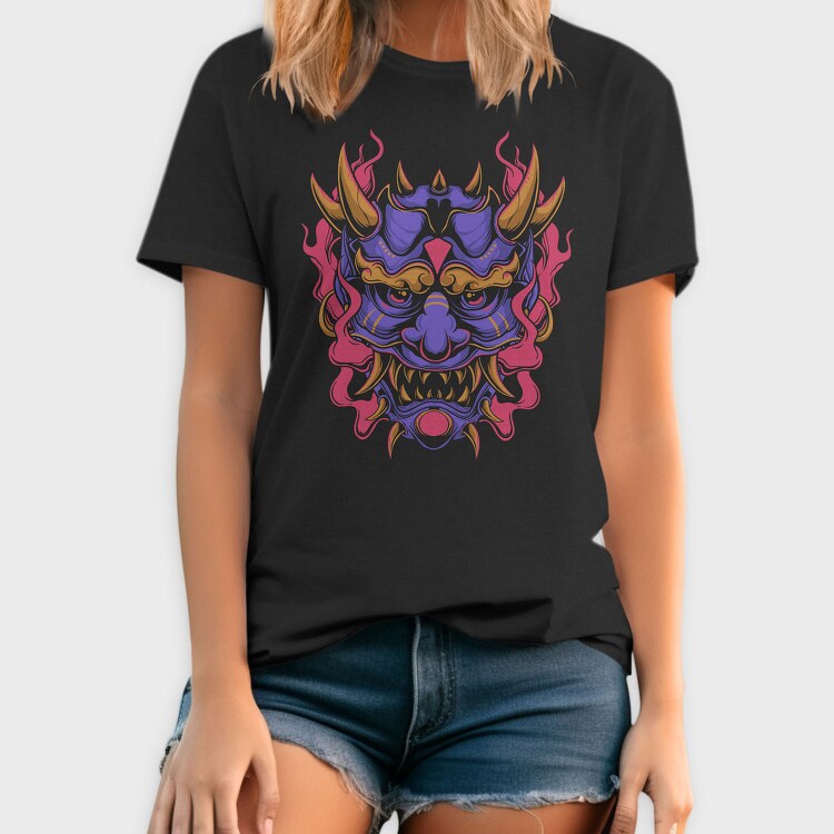 Demon Mask, Tricou Barbati (Unisex)