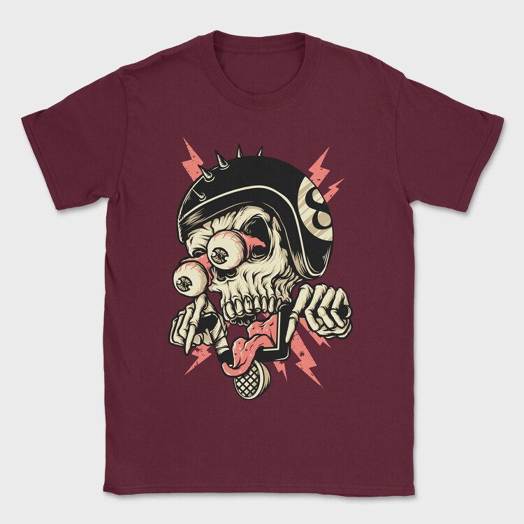 Skullspike, Tricou Barbati (Unisex)