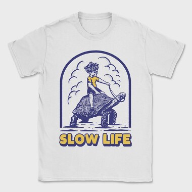 Slow Turtle Ride, Tricou Barbati (Unisex)