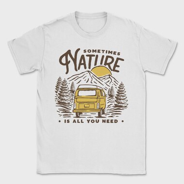 Sometimes Nature Van Life, Tricou Barbati (Unisex)