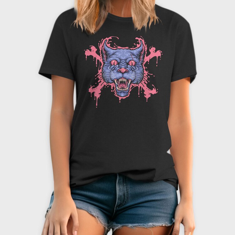 Bloodthirsty Feline Roar, Tricou Barbati (Unisex)