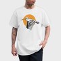 Heron Flight Sunset, Tricou Barbati (Unisex)