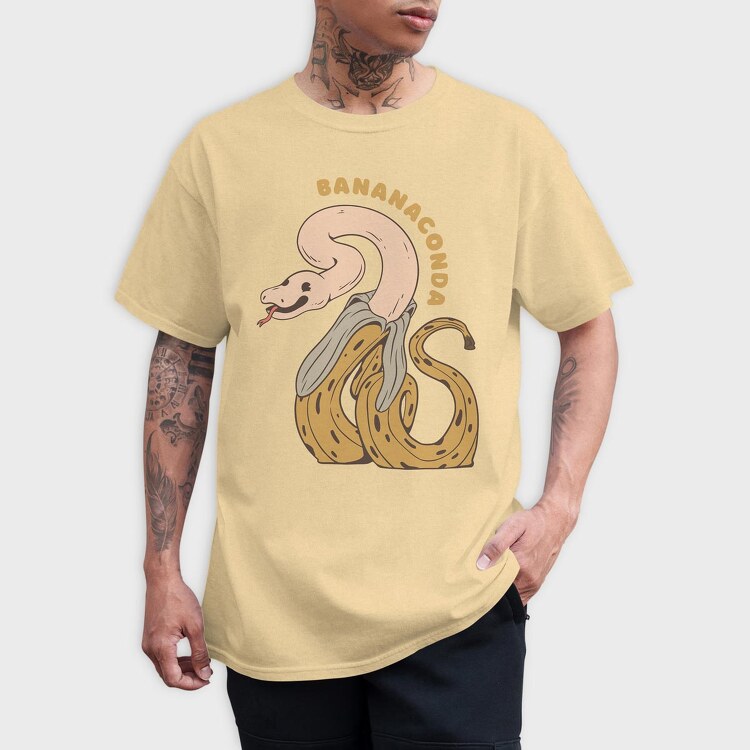 Banana Conda, Tricou Barbati (Unisex)