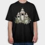 Christmas Lanterns Arrangement, Tricou Oversize Barbati (Unisex)