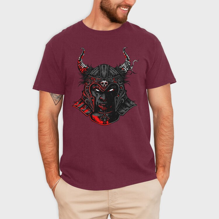 Demon Samurai, Tricou Barbati (Unisex)