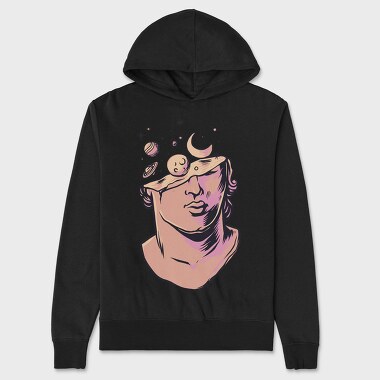 Space Muse, Hanorac Oversize Barbati (Unisex)