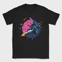 Space Rocket Astronaut, Tricou Barbati (Unisex)