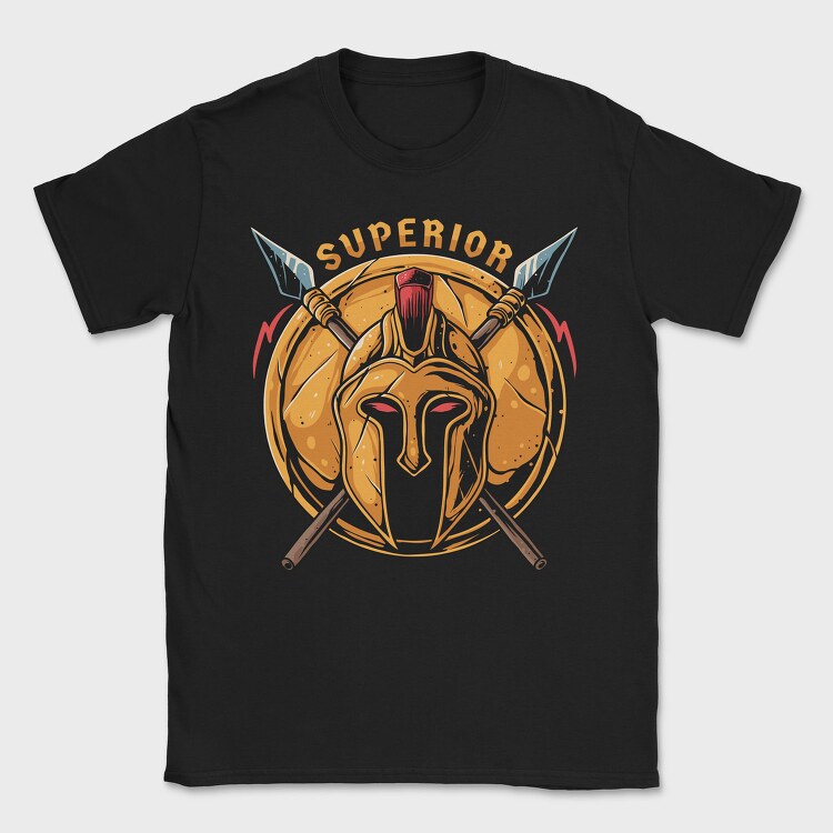 Spartan Superior, Tricou Barbati (Unisex)