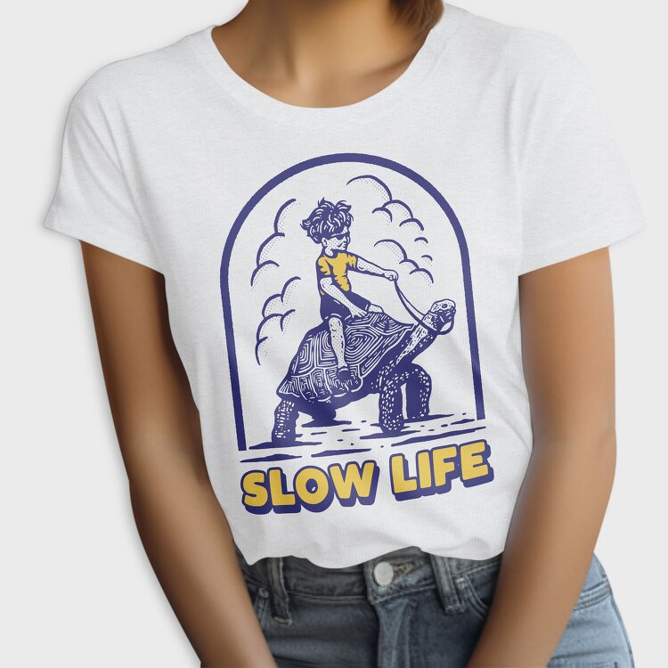 Slow Turtle Ride, Tricou Femei