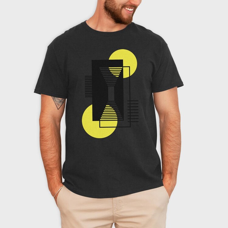 Geometric Stroke, Tricou Barbati (Unisex)