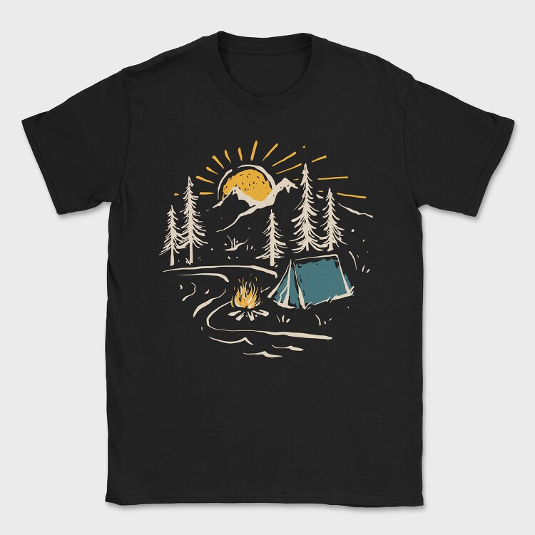 Campfire Dreams, Tricou Barbati (Unisex)