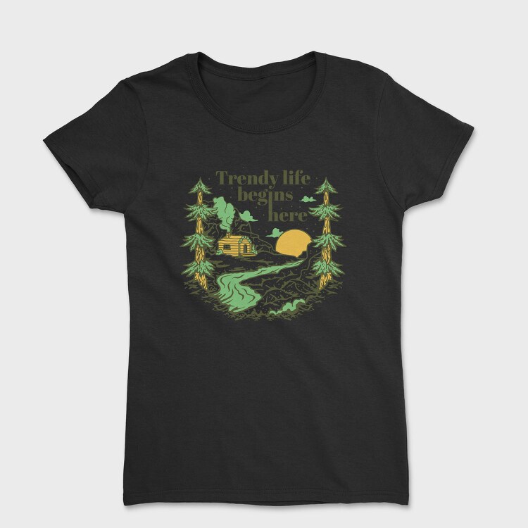Trendy Life Forest, Tricou Femei
