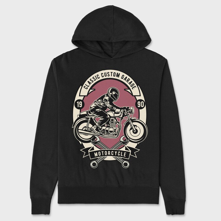 Classic Custom Garage, Hanorac Oversize Barbati (Unisex)