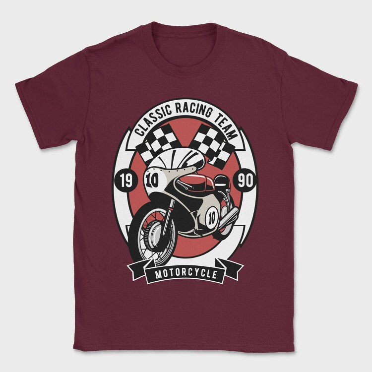 Classic Racing Team, Tricou Barbati (Unisex)