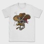 Cowboy Skull, Tricou Barbati (Unisex)