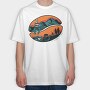 Coffee To Stay, Tricou Oversize Barbati (Unisex)