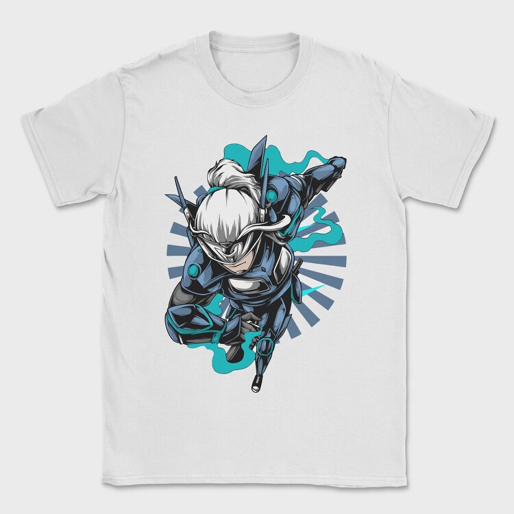 Cyber Ninja, Tricou Barbati (Unisex)