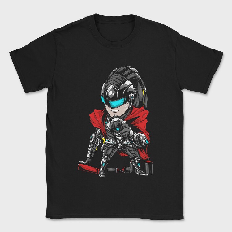 Cyberpunk Hero, Tricou Barbati (Unisex)