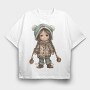 Christmas Snowflakes, Tricou Oversize Barbati (Unisex)