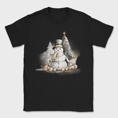 Christmas Snowman Buddy, Tricou Barbati (Unisex)
