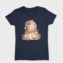 Christmas Snowman Flowers, Tricou Femei