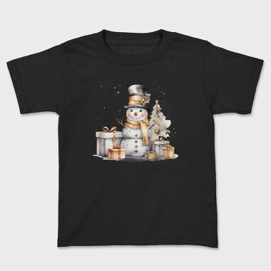 Christmas Snowman Gifts, Tricou Copii