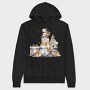 Christmas Snowman Gifts, Hanorac Oversize Barbati (Unisex)