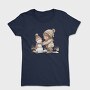 Christmas Snowman Kid, Tricou Femei