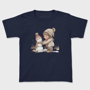 Christmas Snowman Kid, Tricou Copii