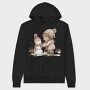 Christmas Snowman Kid, Hanorac Oversize Barbati (Unisex)