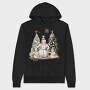 Christmas Snowman Party, Hanorac Oversize Barbati (Unisex)